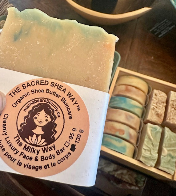 THE MILKY WAY™ | Organic Shea & Farm Fresh Milk Face & Body Bar 130 G (RECTANGULAR)