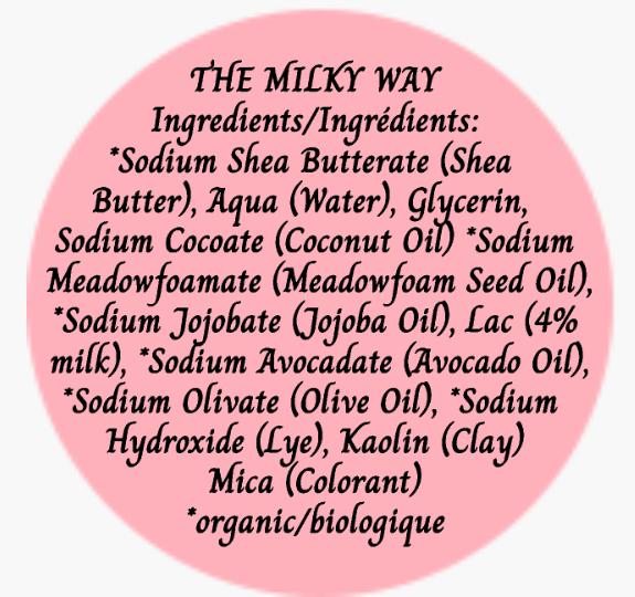 THE MILKY WAY™ | Organic Shea & Farm Fresh Milk Face & Body Bar 95 G (ROUND)
